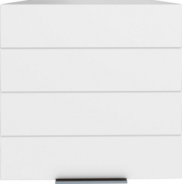 KOCHSTATION Hängeschrank KS-Luhe 60 cm breit, hochwertige MDF-Fronten mit waagerechter Lisene