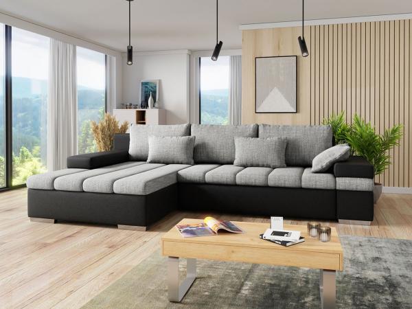 Ecksofa Bangkok, Seite: Links, Farbe: Soft 011 + Lawa 05