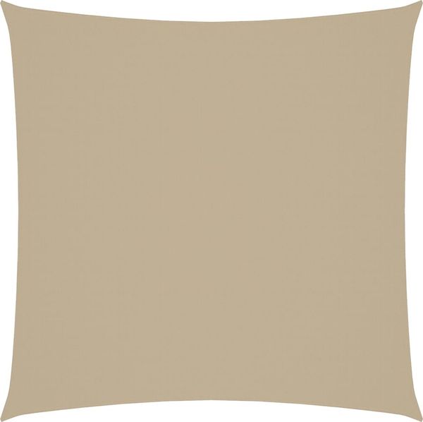 vidaXL Sonnensegel Oxford-Gewebe Quadratisch 2x2 m Beige 43020