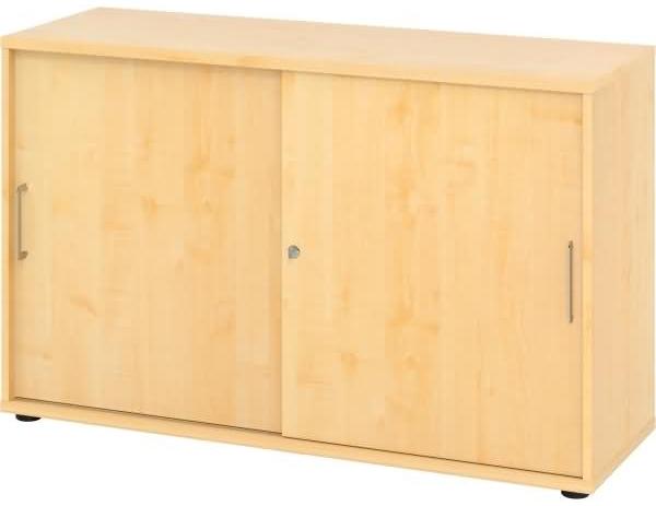 mcbuero. de Schiebetürschrank Derie 9 2 OH BxTxH 120x40x74,8cm Griff BS