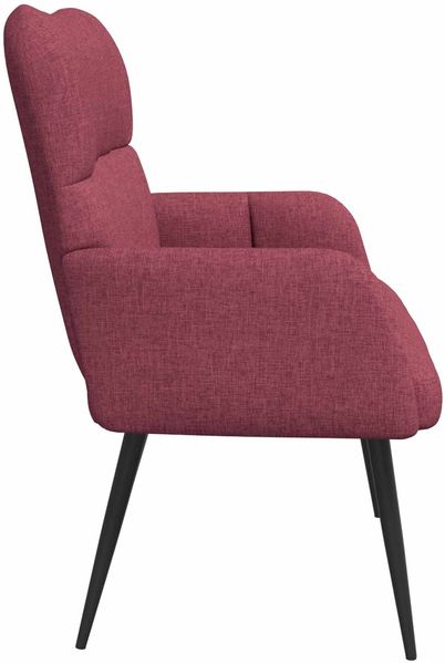 vidaXL 2-Sitzer Sofa Weinrot 115 x 61 x 87 cm Stoff 42028932 Bild 5