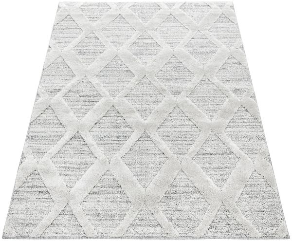 Hochflor Teppich Pepe rechteckig - 240x340 cm - Grau Bild 3