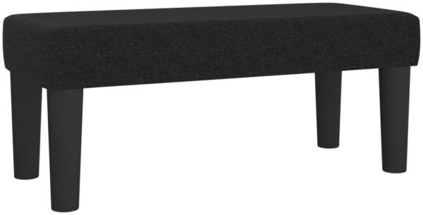 vidaXL Boxspringbett mit Matratze Schwarz 120x200 cm Stoff 3136423 Bild 10