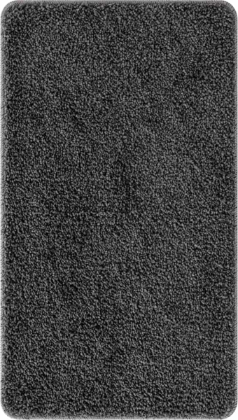 vidaXL Rutschfeste Badmatte Dunkelgrau 70 x 120 cm PP 4019844