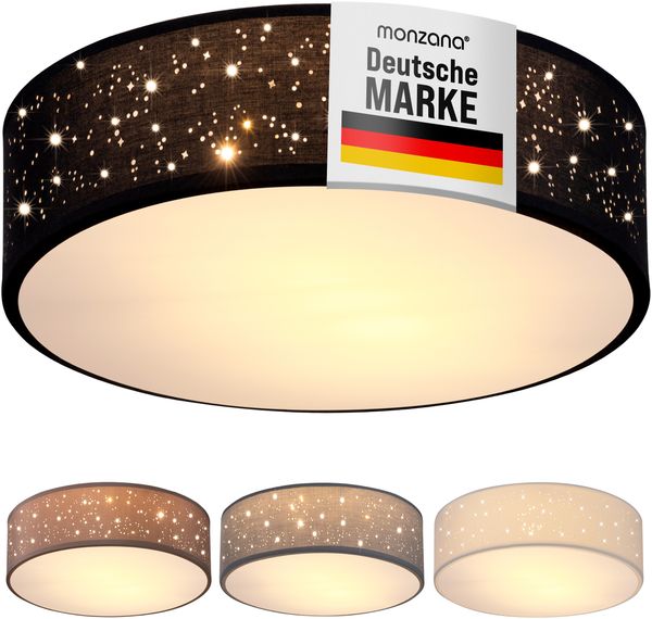 Deckenlampe Sternenhimmel 30cm schwarz