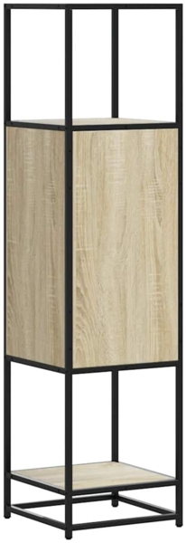 vidaXL Highboard Sonoma-Eiche 35,5x35x139 cm Holzwerkstoff Metall 849035 Bild 6
