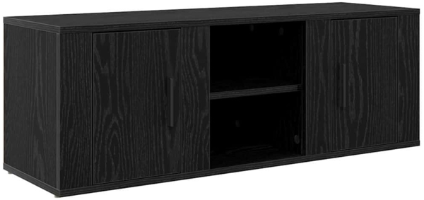 vidaXL TV-Schränk Schwarz Eichen-Optik 100 x 31,5 x 35 cm 881158