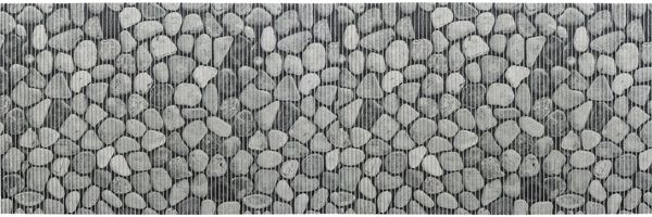WENKO SASSI Badematte 65 x 200 cm, Grau, zuschneidbar