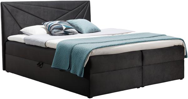 Boxspringbett Trifoli V, Farbe: Kronos 34