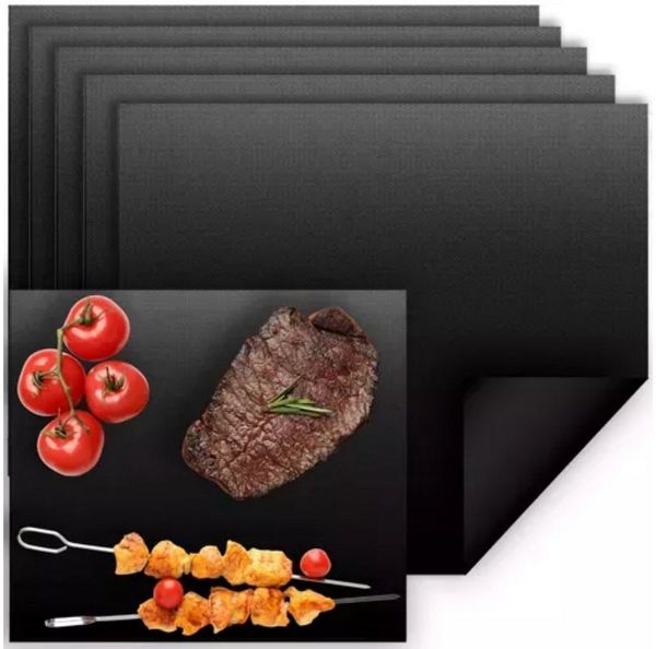 Ruhhy Backmatte Grillmatte Set 5 tlg Backmatte Silikon hitzebeständig wiederverwend, Silikon (Mehrteiliges Grillmatten Set 5 tlg für Grill und Backofen, 5-tlg, 5 Grillmatten Set Backmatten für Grill und Ofen wiederverwendbar), Grillmatten Set 5 tlg hit...