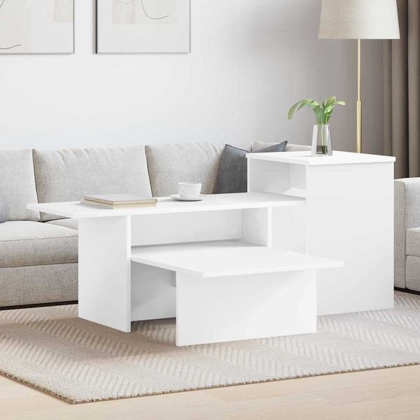 vidaXL Konsolentisch Weiß 91,5 x 35 x 38,5 cm Holzwerkstoff 891160