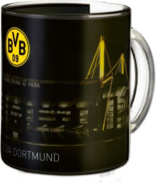 BVB MERCHANDISING Tasse BVB ZAUBERGLAS, Glas