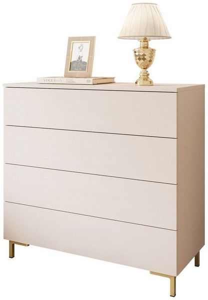 Lookway Kommode LINA KASCHMIR 4S mit LED Beleuchtung