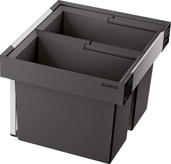 Blanco 'Flexon II Low' Abfallsystem, Kunststoff schwarz, 38 (2x19) Liter