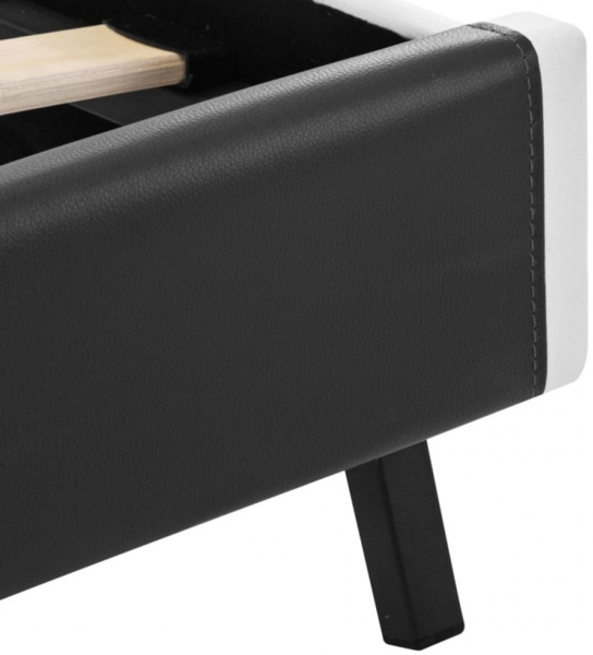 vidaXL Bettgestell mit LED Grau Kunstleder 180×200 cm, Mit Beleuchtung [280311] Bild 15