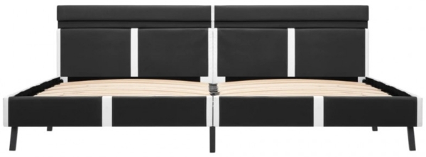 vidaXL Bettgestell mit LED Grau Kunstleder 180×200 cm, Mit Beleuchtung [280311] Bild 4