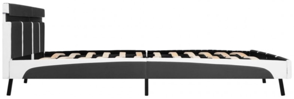 vidaXL Bettgestell mit LED Grau Kunstleder 180×200 cm, Mit Beleuchtung [280311] Bild 12