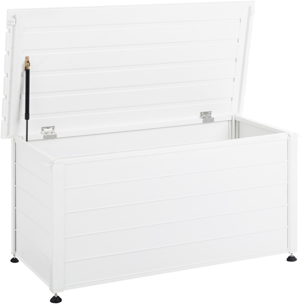 Aufbewahrungsbox CAMPALTO Metall 123 cm 60 cm Weiß