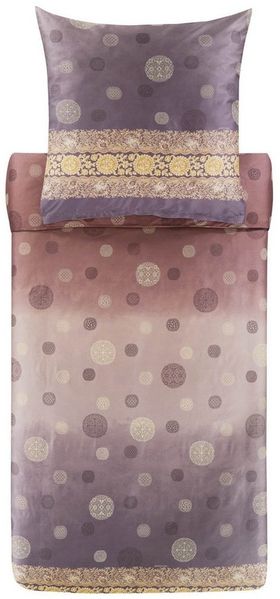 Bettwäsche Bassetti Mako Satin Pallavicino G1 grau braun beige 155x220
