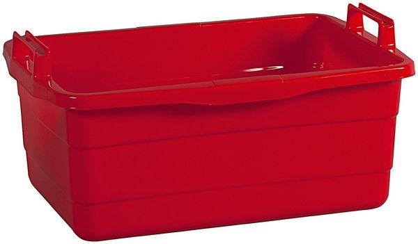 Wanne eckig 50 cm/26 l, sortiert mit hochstehenden Griffen