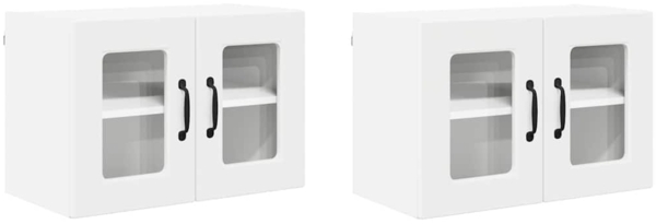 vidaXL Küchenwandschrank 2 pcs Weiß 60 x 31 x 40 cm Holzwerkstoff 885316 Bild 1