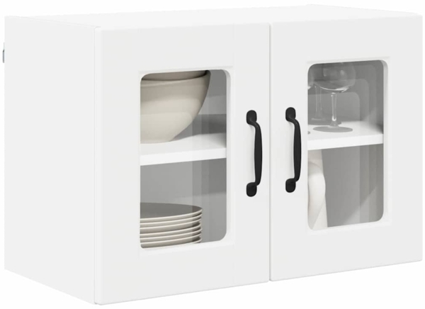 vidaXL Küchenwandschrank 2 pcs Weiß 60 x 31 x 40 cm Holzwerkstoff 885316 Bild 2