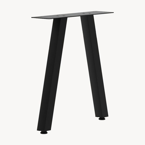 Tischgestell 2er Set Heustreu 45x40cm Schwarz [en. casa] Bild 5