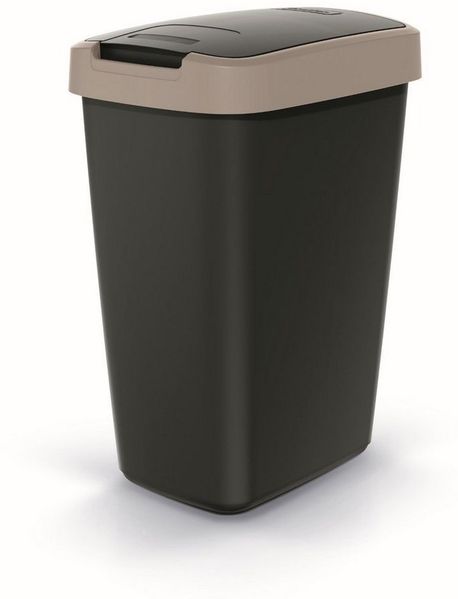 Keden Mülleimer Compacta Q, Abfallbehälter 12l mit Deckel KEDEN COMPACTA Q