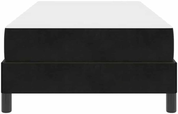 vidaXL Boxspringbett mit Matratze Schwarz 100 x 200 cm Stoff 3398673 Bild 5