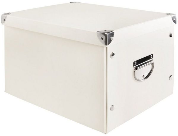 VBS Aufbewahrungsbox Aufbewahrungsbox mit Deckel, faltbar (2 St), 27x34 cm, 1 oder 3 Kisten auswählbar