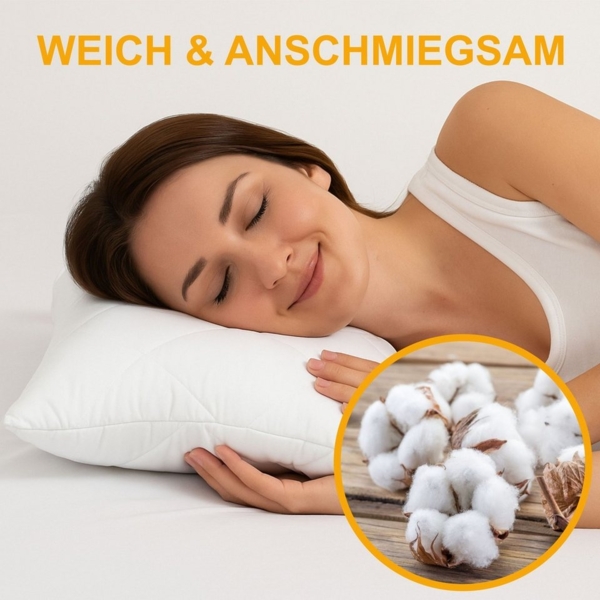 Beco Nackenstützkissen Vario Visco Kopfkissen ergonomisch & wendbar Nackenstützkissen, Bezug: Bezug: 100% Polyester - Mikrofaser mit Innenkissen 100% Polypropylen, Innovativer Memory-Schaum druckentlastend bei Nackenschmerzen
