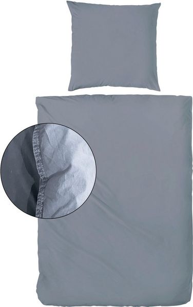 Bettwäsche Renforcé , denim, BL 200x200 cm