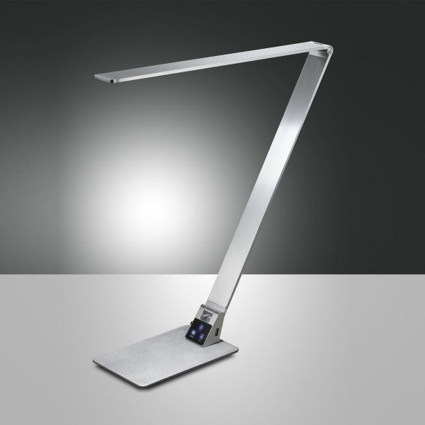 FABAS LUCE No. 3265-30-212 Tischleuchte WASP aluminium gebürstet