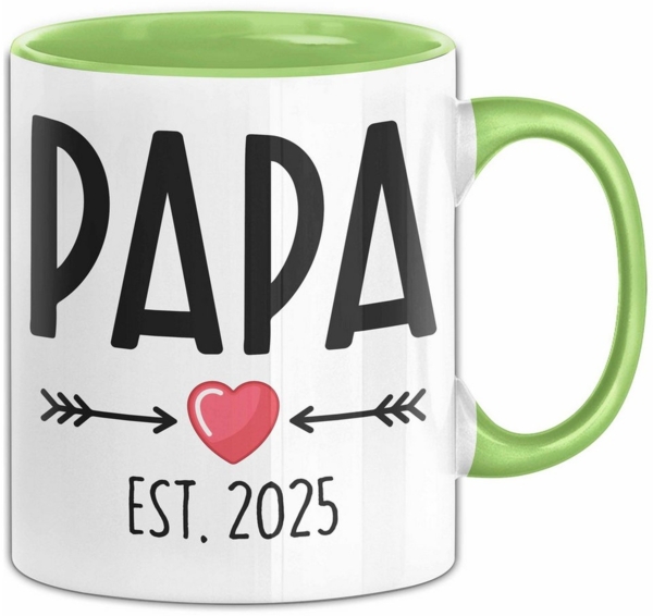 Trendation Tasse Trendation - Du Wirst Papa 2025 Tasse Geschenk Schwangerschaft Bild 5