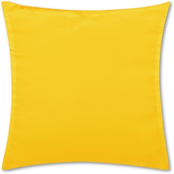 Kissenhülle Dekokissen Kissenbezug Microfaser - viele Größen und Farben Gelb 50 x 50 cm
