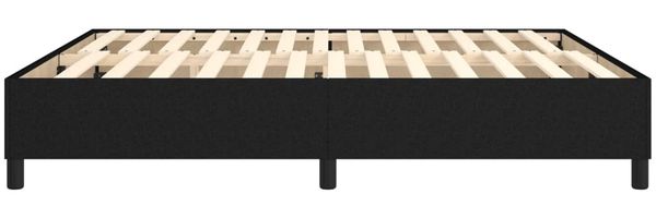 Boxspringbett Schwarz 180x200 cm Stoff [3120880] Bild 6