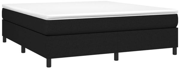 Boxspringbett Schwarz 180x200 cm Stoff [3120880] Bild 3