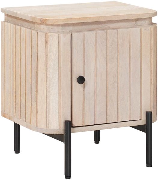 vidaXL Handgefertigter Nachttisch Weiß 40 x 30 x 45 cm 42020107