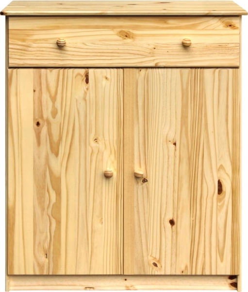 Kommode 91 x 107 x 43 cm Kiefer Natur