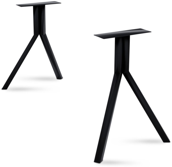 Tischgestell Darcey 71x71,7 Metall Schwarz