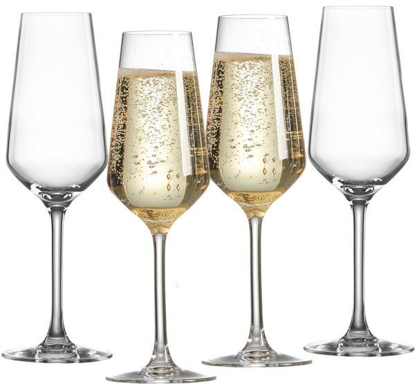 Ritzenhoff & Breker Sektglas Mambo, 4-tlg, Kristallglas, 4-teilig, 230 ml