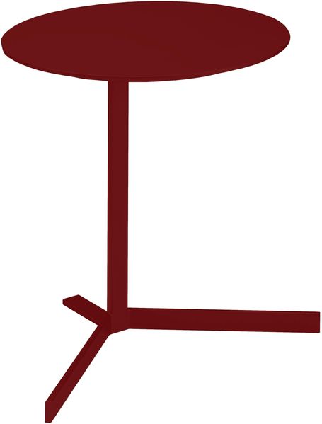 Birdy Beistelltisch rund rubinrot H: 53cm