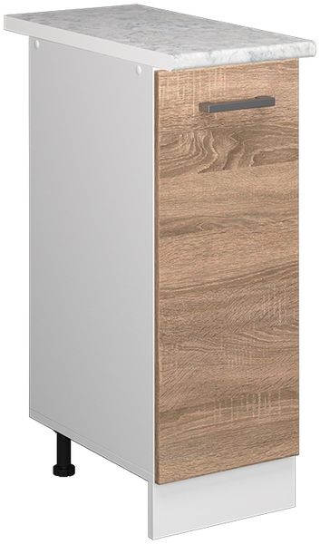 Unterschrank R-Line Sonoma 30 cm mit Tür, mit Arbeitsplatte Vicco