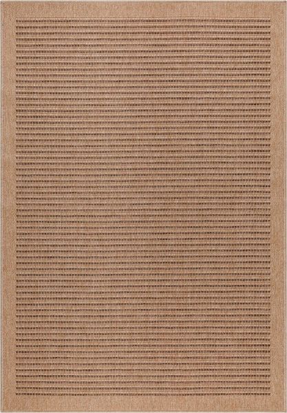 Teppium Teppich Vintage Design, Rechteckig, Höhe: 5 mm, Outdoor Teppich Vintage Design Natur Optik für Küche Balkon Terrasse