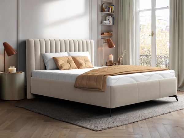 Polsterbett Manako mit Bettkasten und Kopfteil (Farbe: Fresh 01, Größe: 120x200) Bild 2