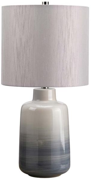 Elstead Lighting Bacari 1 Light Small Tischleuchte blau grau Keramik