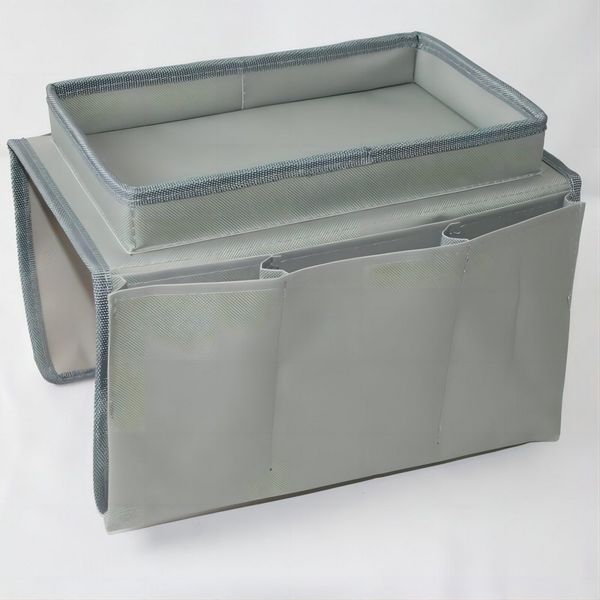 PRIISF Tablett Sofatablett Armlehne Organizer Tasche Anti-Rutsch Couch Getränkehalter, Oxford, (Couch Sessel Stuhl hängen Aufbewahrungstasche, Tablett Couch Ablage für Sofalehne Praktische Sofa Ablage), Faltbar Sofa Tablett für Buch, Magazin, Handy, Fe...