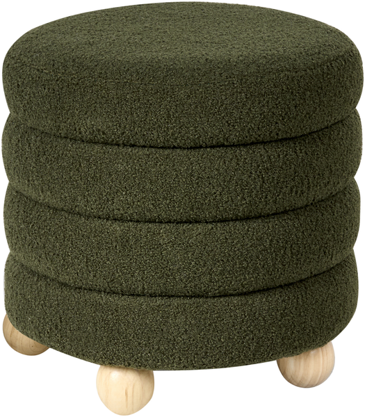 Pouf CHILLY Bouclé Grün Bild 4