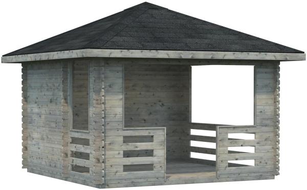 Palmako Holz-Pavillon Julie 330x330 cm inklusiveFußboden Holzpavillon 4743142052693 Bild 1
