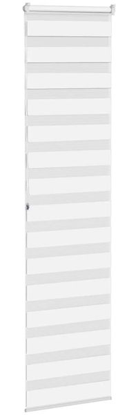 vidaXL Doppelrollo Weiß 55x200 cm Stoffbreite 50,9 cm Polyester 4014772 Bild 4